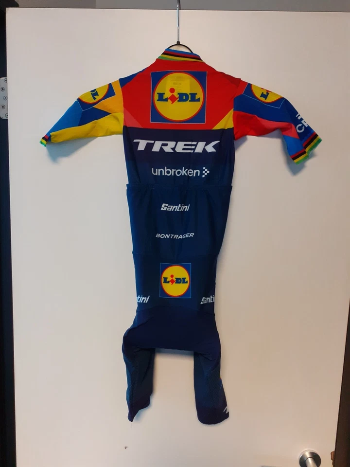 Original Santini Lidl Trek Mujer 2025 Traje Sprint Verano Ex Campeón del Mundo (XS) - Imagen 2 de 2