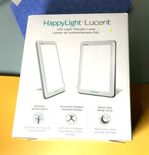 NEW Open Box TESTED HappyLight Lucent UV-Free LED Light Therapy Lamp 10,000 LUX