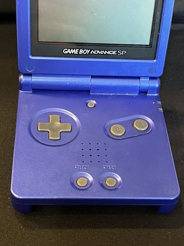 GBA Nintendo Game Boy Advance SP Console Cobalt Blue AGS-001 Tetris Poker Tested - Picture 6 of 16