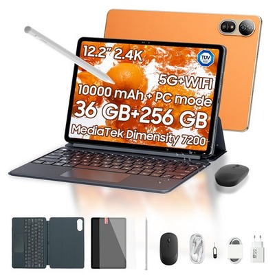 Blackview MEGA 12 Wasserdicht 5G Tablet 50MP Kamera | 36GB+256GB 12.2'' 120Hz