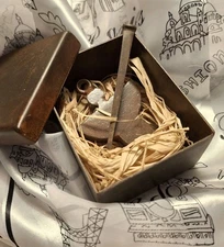 VTG Jan Barboglio Guardian Angel House Blessings In A Box Hand Forged Iron