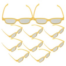 10pcs 3d Glasses For Movies: 5.27x5.19x1.49in Viewing Glasses For Anaglyph
