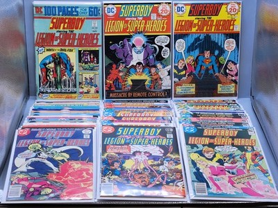 Superboy & The Legion of Super-Heroes # Lot Of 50 Between #202-258 DC 1974-79