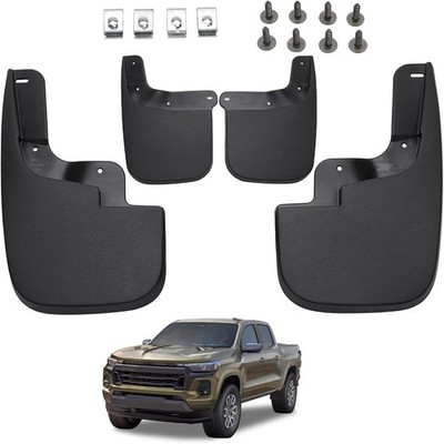 4 Pack Truck Mud Flaps for 2015-2023 Chevy Colorado Front & Rear