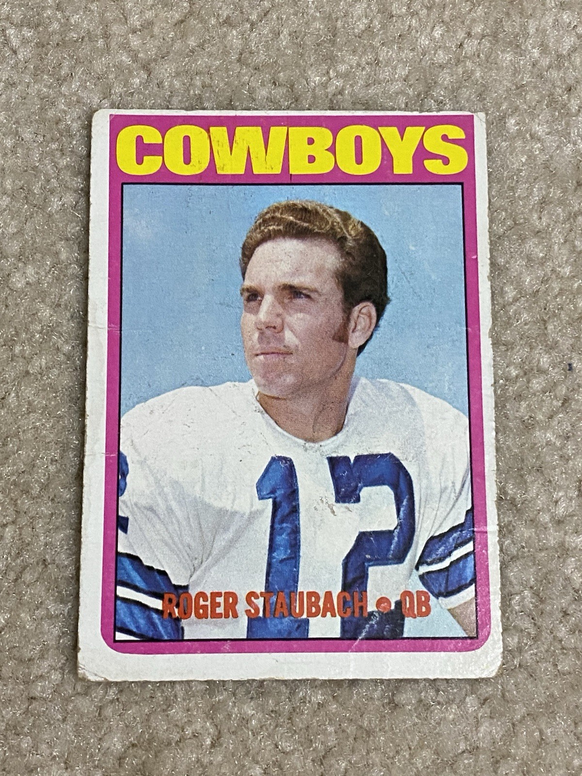 1972 Topps - Roger Staubach #200 (RC)- Dallas Cowboys Legend- Hall Of Fame