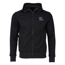 Felpa Con Cappuccio Las Vegas Uomo Zip Lunga Cotone