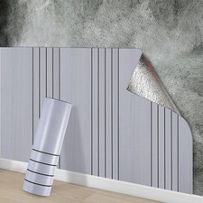 5X 3D Wood Grain Panel Effect Wallpaper Stick Self Adhesive Wood Slat Wall Paper