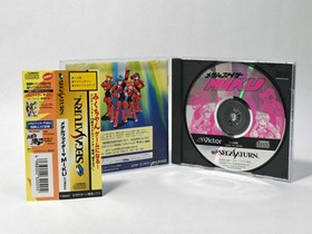 [With obi] Metal Fighter MIKU Sega Saturn Good condition