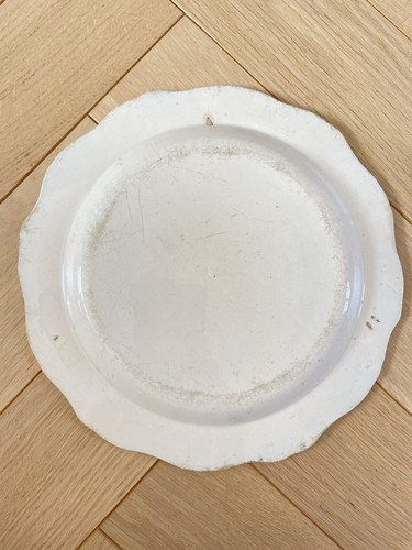 Ancienne Assiettes en faience Turner Blanche & verte - Angleterre XIXe - Foto 4 di 4