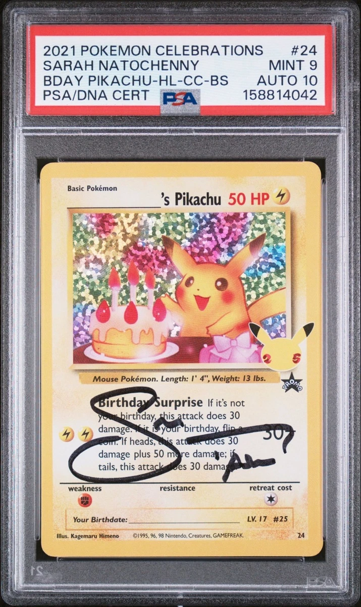ポケキュン　ピカチュウ　英語版PSA8 1枚 Pikachu Pokémon TCG Professional Sports Authenticator (PSA) Grade