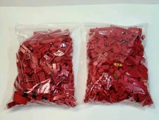 Lot Of 3+ Pounds Of Red Legos Parts Pieces Bricks 