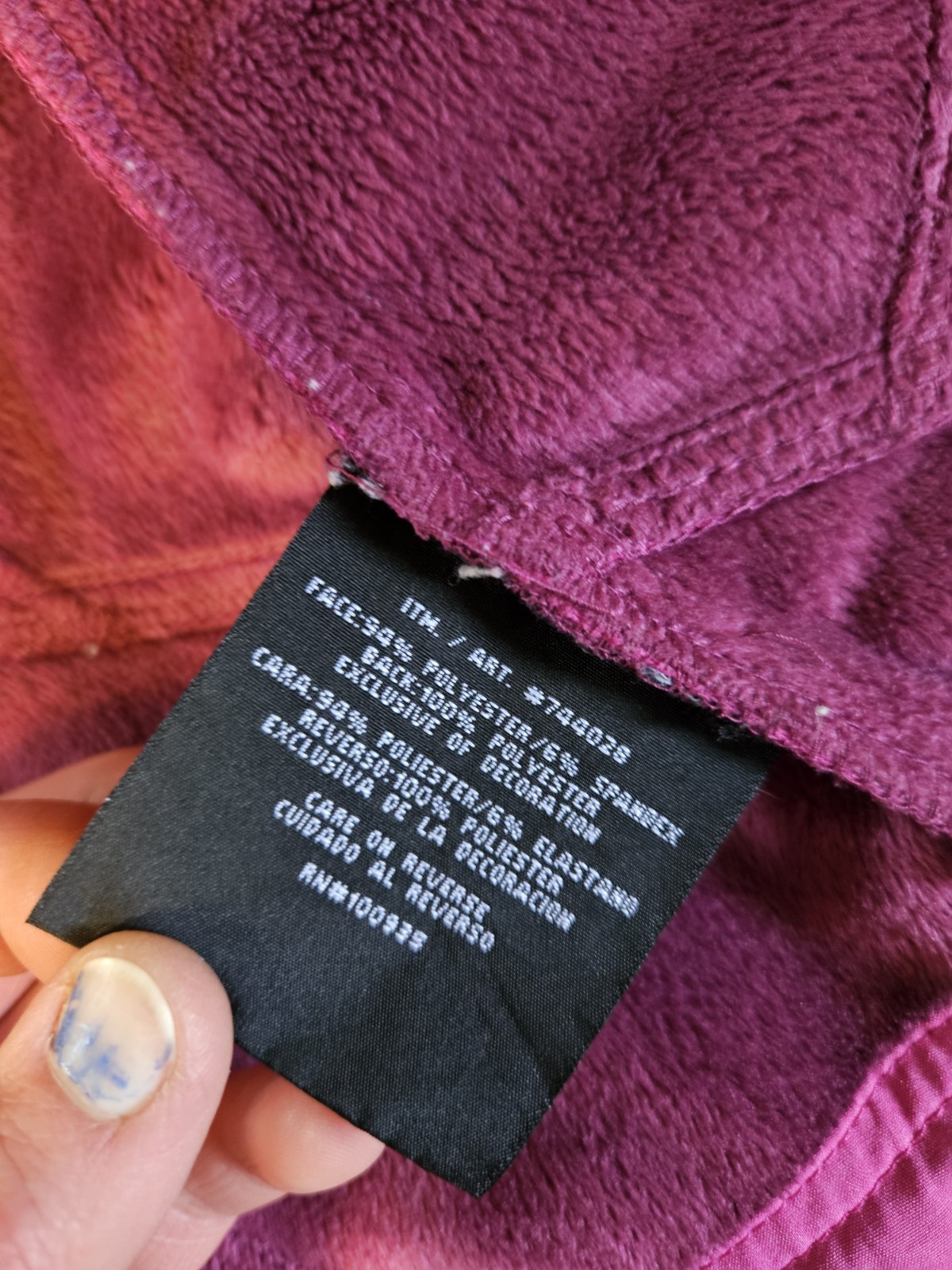 Double Diamond M Medium Softshell Jacket Fleece L… - image 5