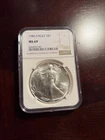 1986 American Silver Eagle $1 NGC MS69
