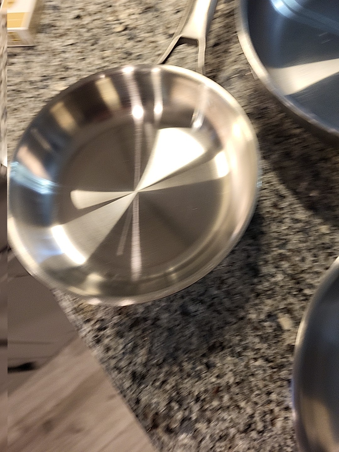 Set Of 3 Brand New  Chef mate Stainless Steel Frying Pans