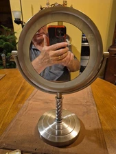 Jerdon Model HL856NC 8 Inch MIRROR.silver Color double sided.used