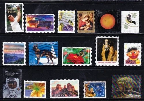 U S USED FOREVER Stamps Collection of 45 Different READY TO MOUNT Free Shipping - Image 4 of 4