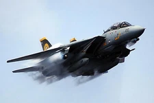 F-14D TOMCAT FIGHTER NEAR-SUPERSONIC FLIGHT PHOTOGRAPH PHOTO PRINT