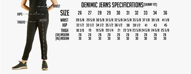 Denimic Jeans Women's Skinny Black Wash Comfort Stretch