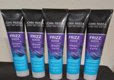 John Frieda Frizz Ease Dream Curls Conditioner Set of Five 2 FL. OZ. EACH
