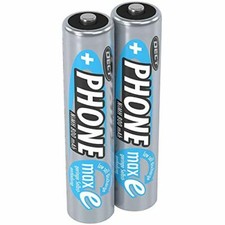 ANSMANN AAA DECT Phone Batteries [Pack of 2] Rechargeable 800 mAh NiMH High Cap 41.41 per battery