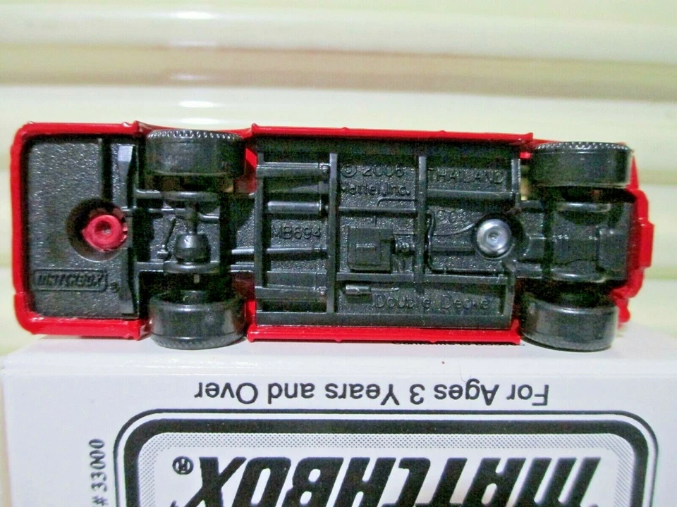 Matchbox MB694 2015 STEPHENSON VA TRANSIT LINES City Tours Double Decker Bus NIB - Image 4 of 4