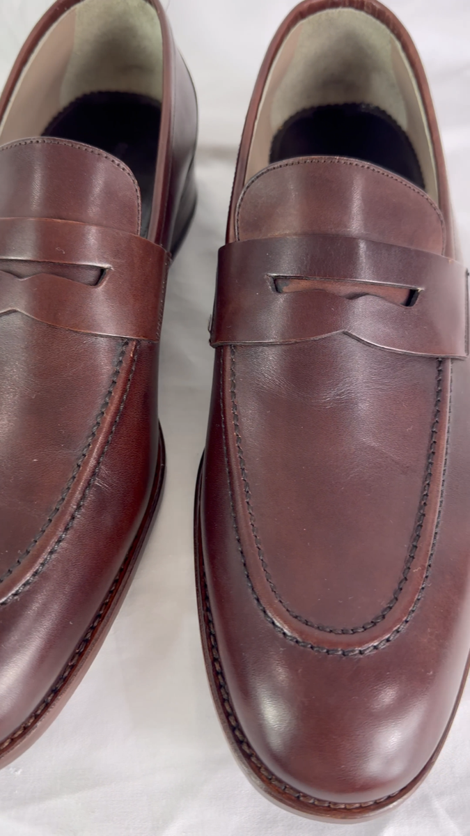 MANOLO BLAHNIK Brown Leather Men display picture 2