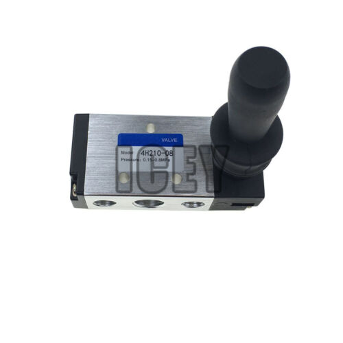 5 Way 2 Position 4H210-08 Pneumatic Hand Lever Operated Control Manual Valve - Picture 2 of 3