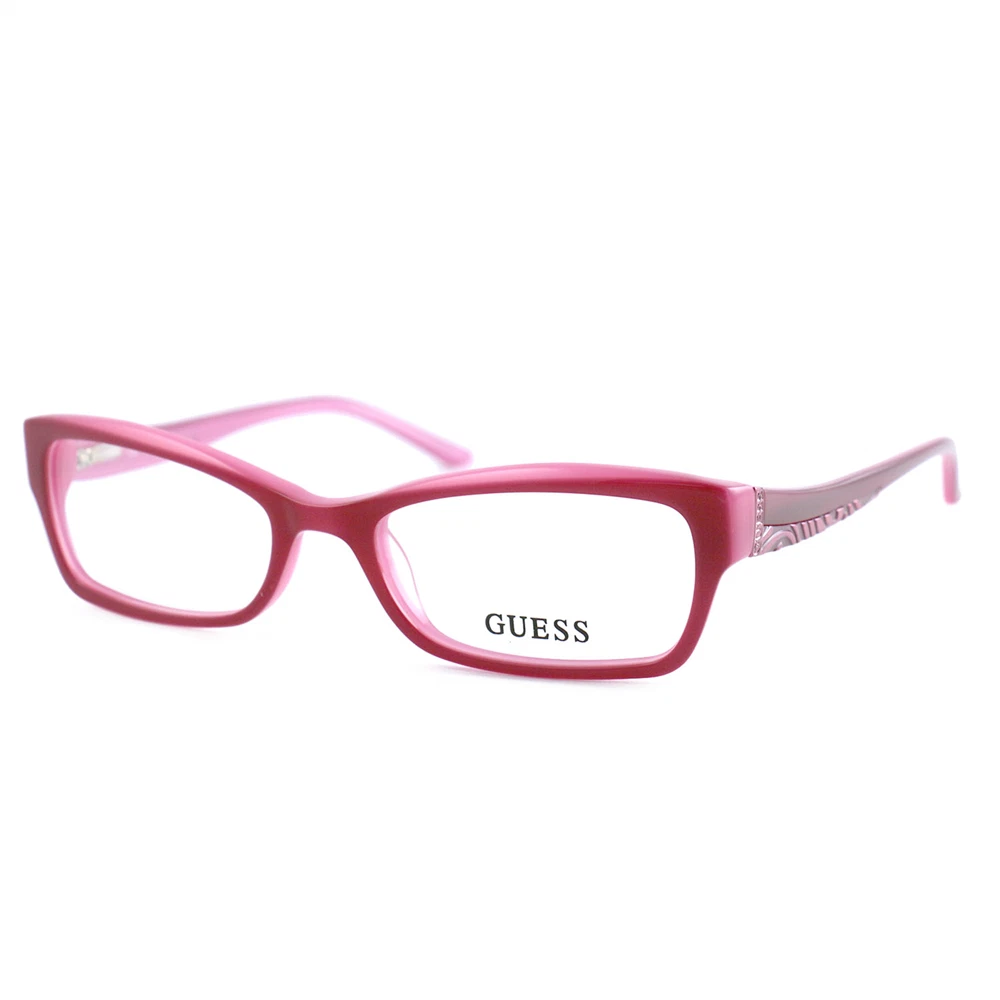 Pink guess eyeglass clearance frames