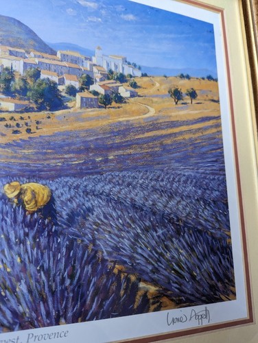 LAVENDER HARVEST PROVENCE ORIGINAL LIMITED EDITION PICTURE ARTWORK FRAMED - Picture 5 of 9
