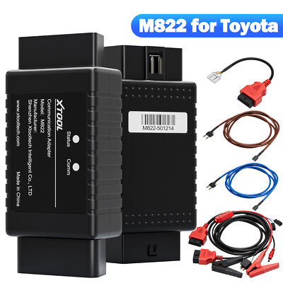 XTOOL M822 Program Adapter for Toyota 8A Chip A_K_L X100MAX D9S PRO OBD2 Scanner