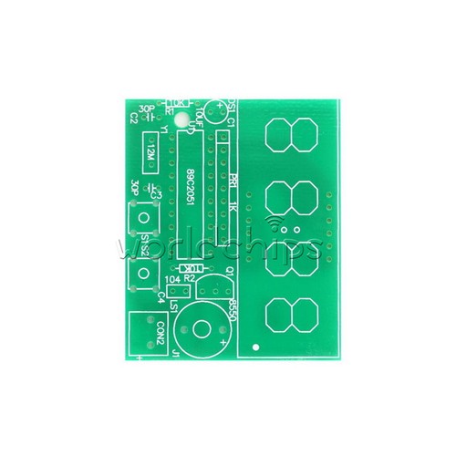 4 Bit Digitale AT89C2051 Orologio Elettronico Produzione Elettronica Suite Kit Fai da Te - Foto 4 di 4