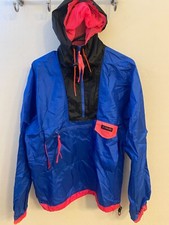 Vintage Columbia Radial Sleeve Neon Color Jacket Windbreaker Men's Size Medium