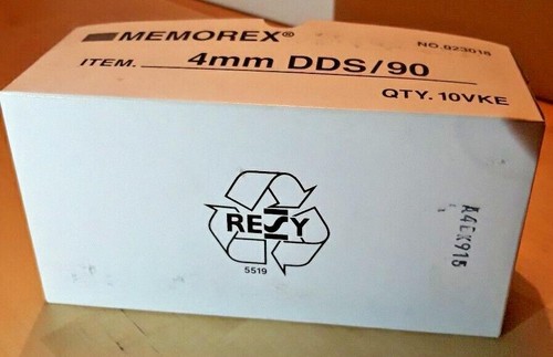 📼 10 x DAT Leerkassetten 180 min MEMOREX DDS 90m 2,0 GB - OVP versiegelt NEU - Bild 4 von 11