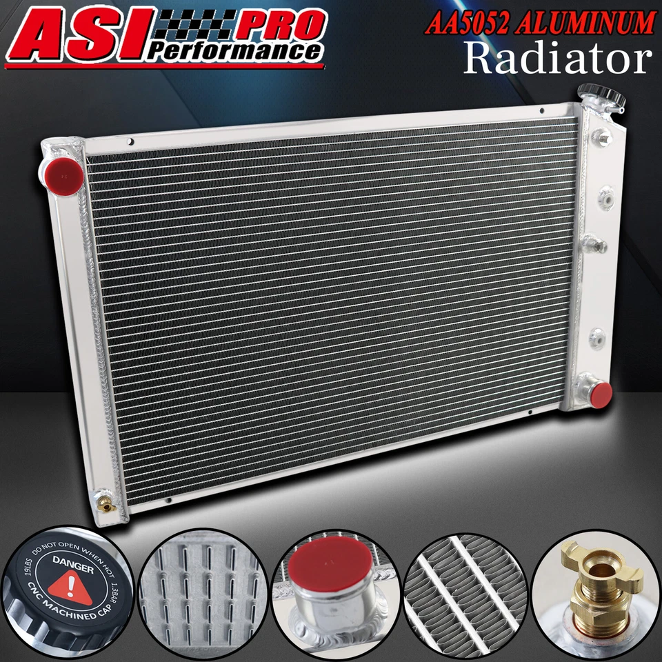 4 Row Aluminum Radiator For 1978-1988 G-Body Monte Carlo El Camino Regal Cutlass Foto 2 de 4