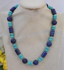 Natural Lapis Lazuli Round Cylinder Gemstone ...