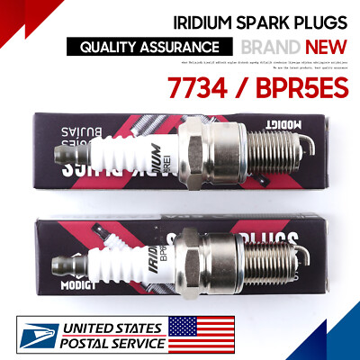 #ad 4Pcs Fit NGK BPR5ES Iridium Spark Plug 7734 For Honda Snowblower Pressure Washer $19.99