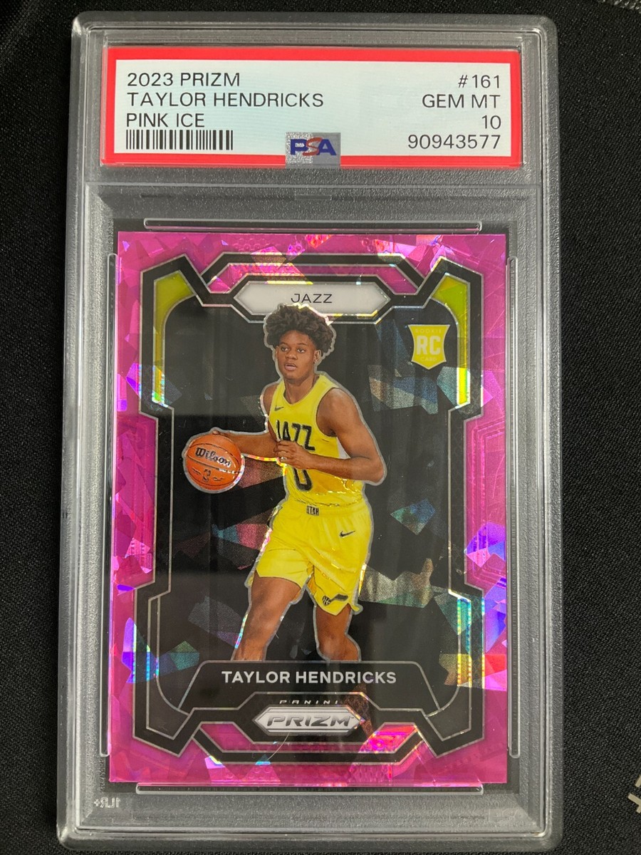 プロジェクト・アインシュタイン トレーディングカード 2023 Prizm - Taylor Hendricks - Pink Ice - PSA 10 - RC - Jazz | eBay