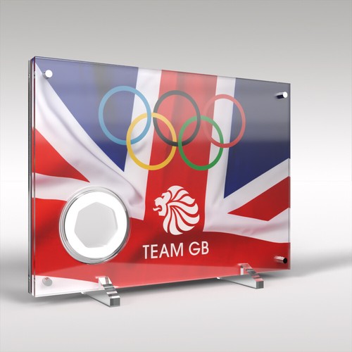 Team GB Olympic 50p Coin Perspex Display - Picture 2 of 3