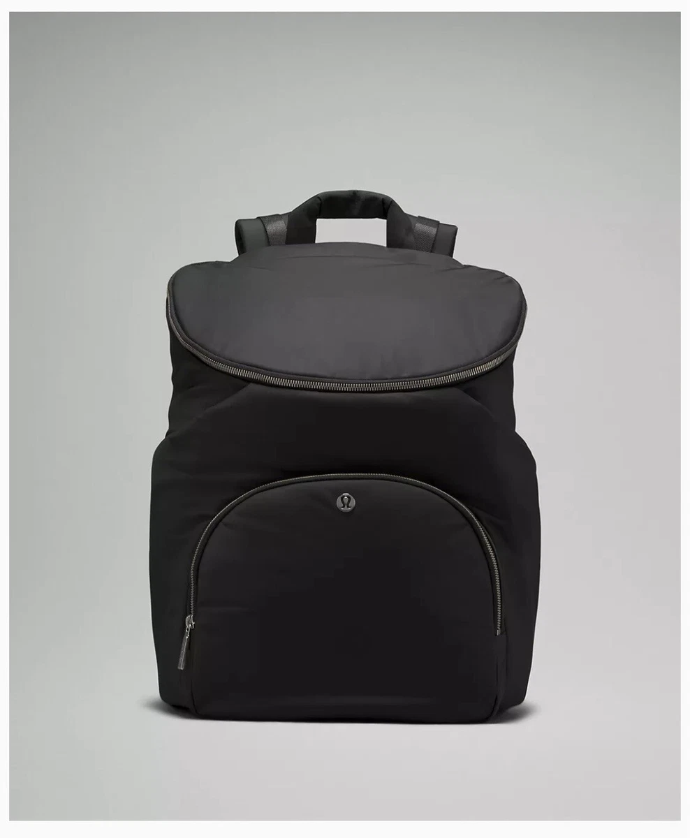 NWT Lululemon New Parent Backpack 17L Black Trench Diaper Bag 100%  Authentic | eBay