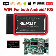 OBD2 ELM327 WIFI V1.5 Profi Diagnosegerät für LKW PKW Auto IOS Tester Scanner