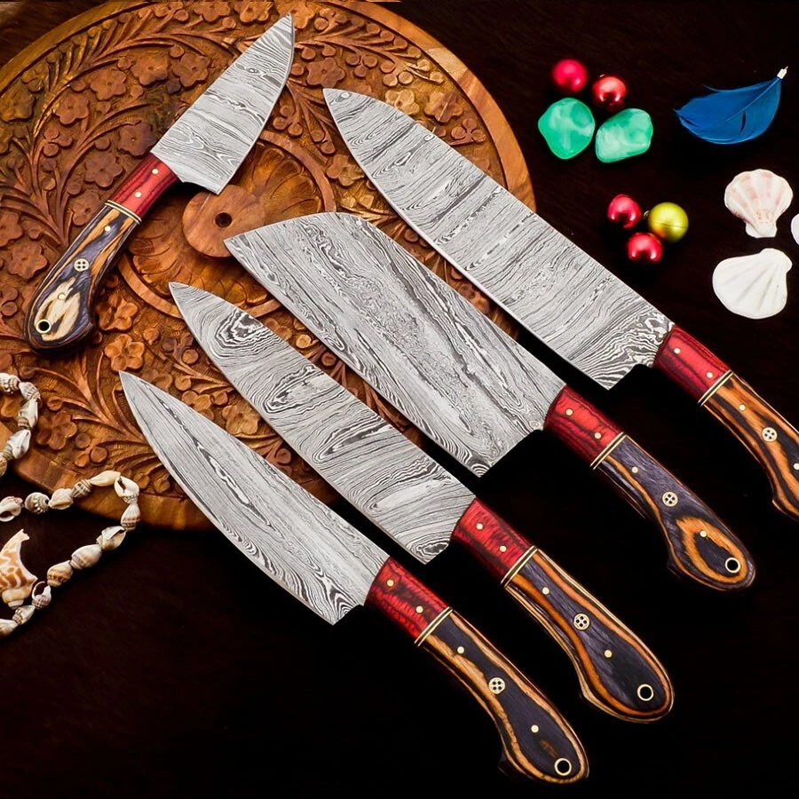 Professional chef knives set with case deals