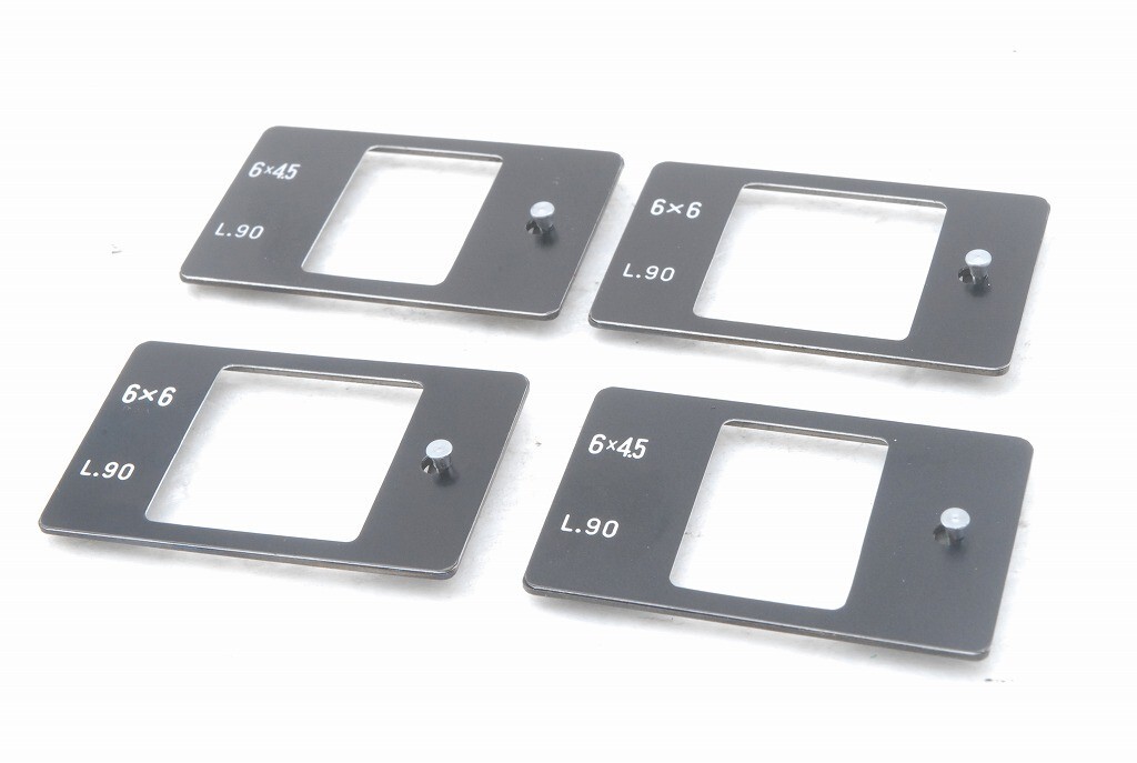 Exc++ Mamiya Press View Finder Mask 90mm 6x4.5 6x6 set