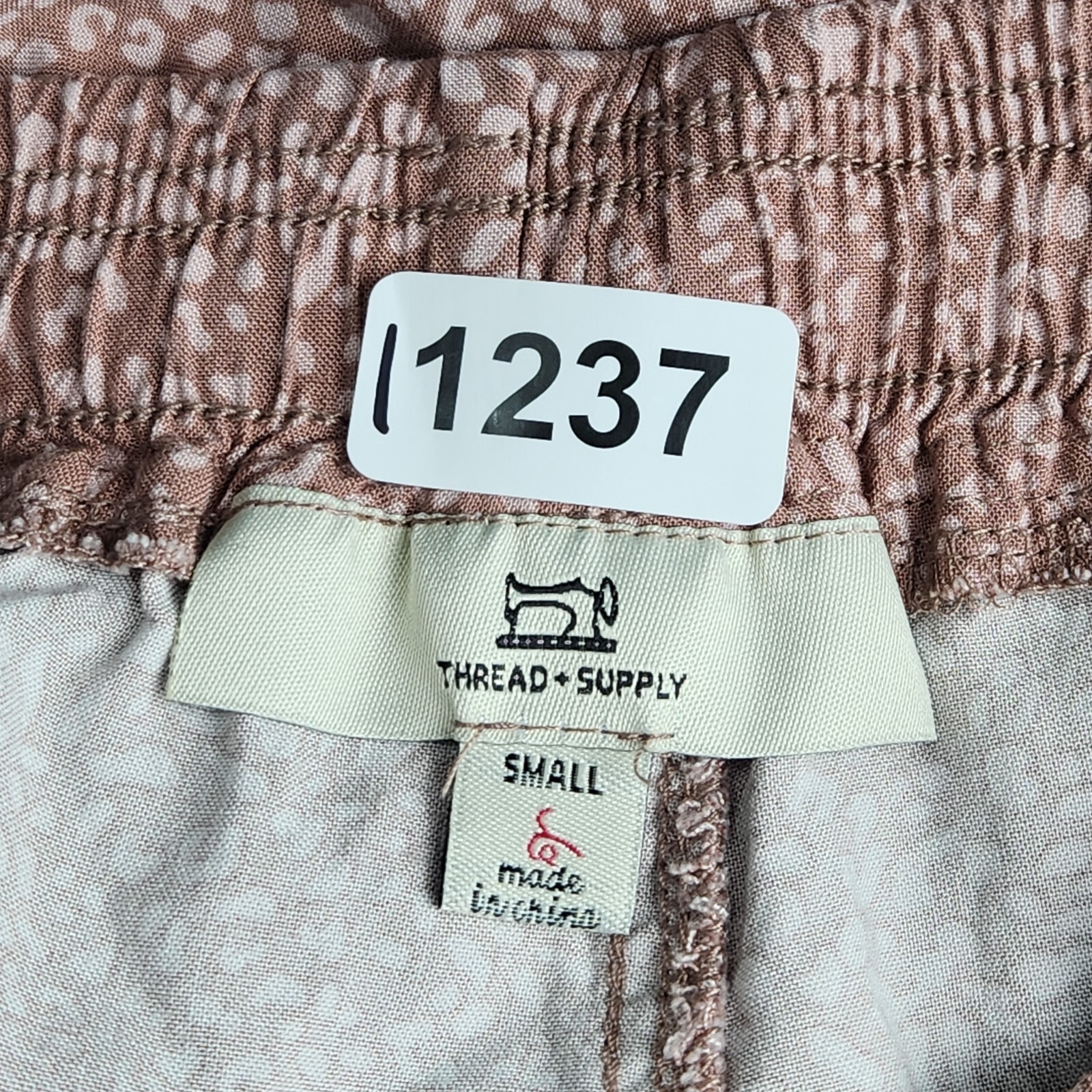 Thread Supply Pants Small Pink Leopard Print Jogg… - image 11