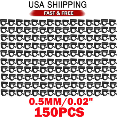 150x Black Fast Change Spinner Clevis Fishing Clevis Crawler Harness Clevis NEW