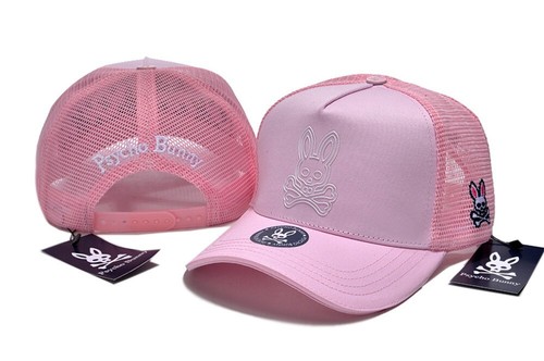 NUOVO Psycho Bunny Teschio Coniglio Ricamo Uomo Donna Cappello Camionista Baseball Cappellini Sole - Foto 51 di 57