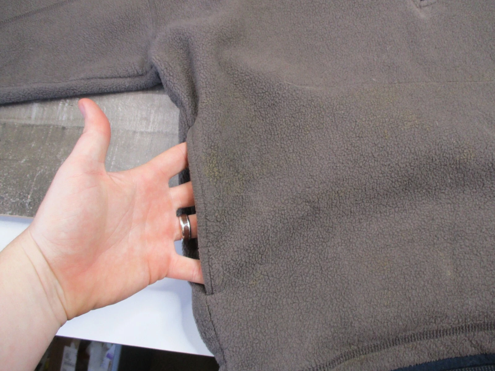 patagonia vintage fleece half zip pullover 1990s pockets jacket