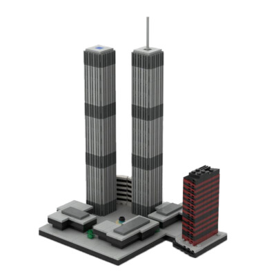 World Trade Center - Microscale Edition 1:2000 scale 982 teile MOC-157149