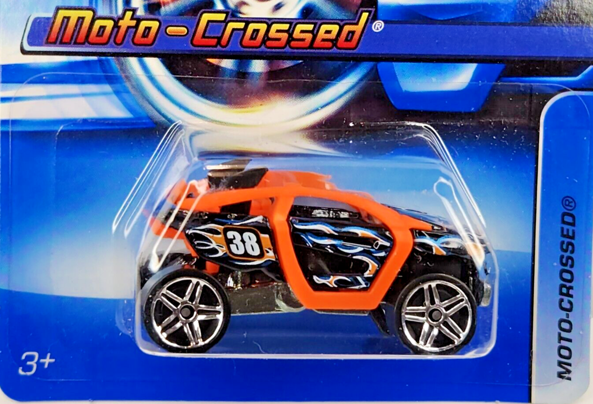 2006 1:64 Hot Wheels Moto-Crossed Black/Orange #148 | eBay