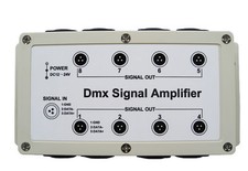 1 Channel Input 8 Channel Output DMX DMX512 LED Controller Signal Amplifier