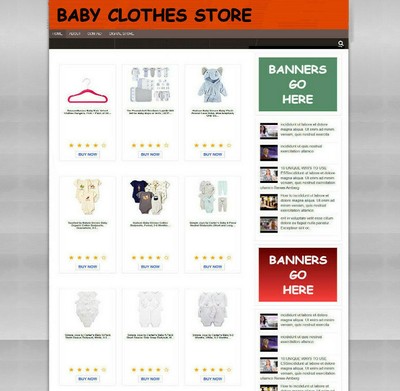 clothing store website